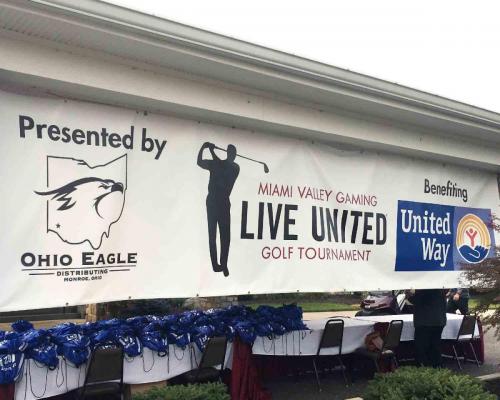 Live United Golf Outing Banner